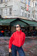 Red jacket