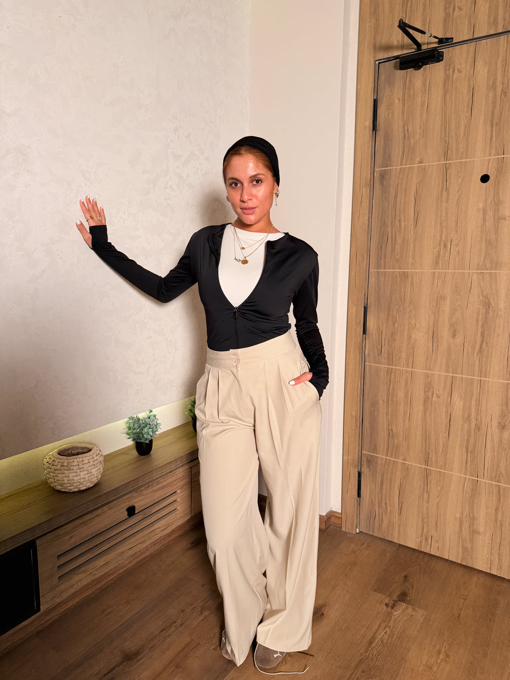 Beige pants