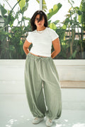 POPLIN BLOOMER TROUSERS