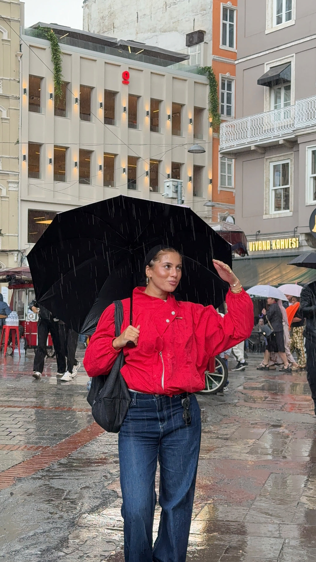 Red jacket